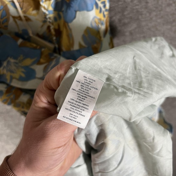 Faherty Dress Womens XS Multicolor Paradise Blossom Floral Maxi Sundress Strappy - Picture 8 of 11